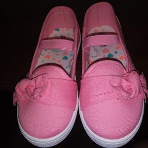Girls Toddler Shoes Pink with Bow
